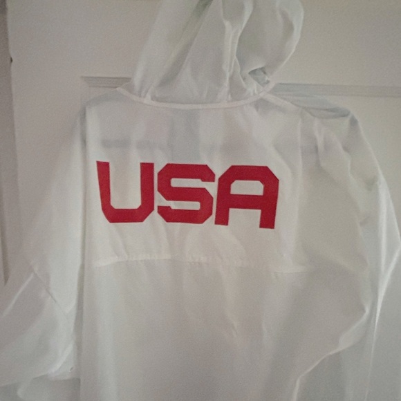 Nike Team USA Olympic Team Windrunner Woven Jacket - White - Picture 3 of 4